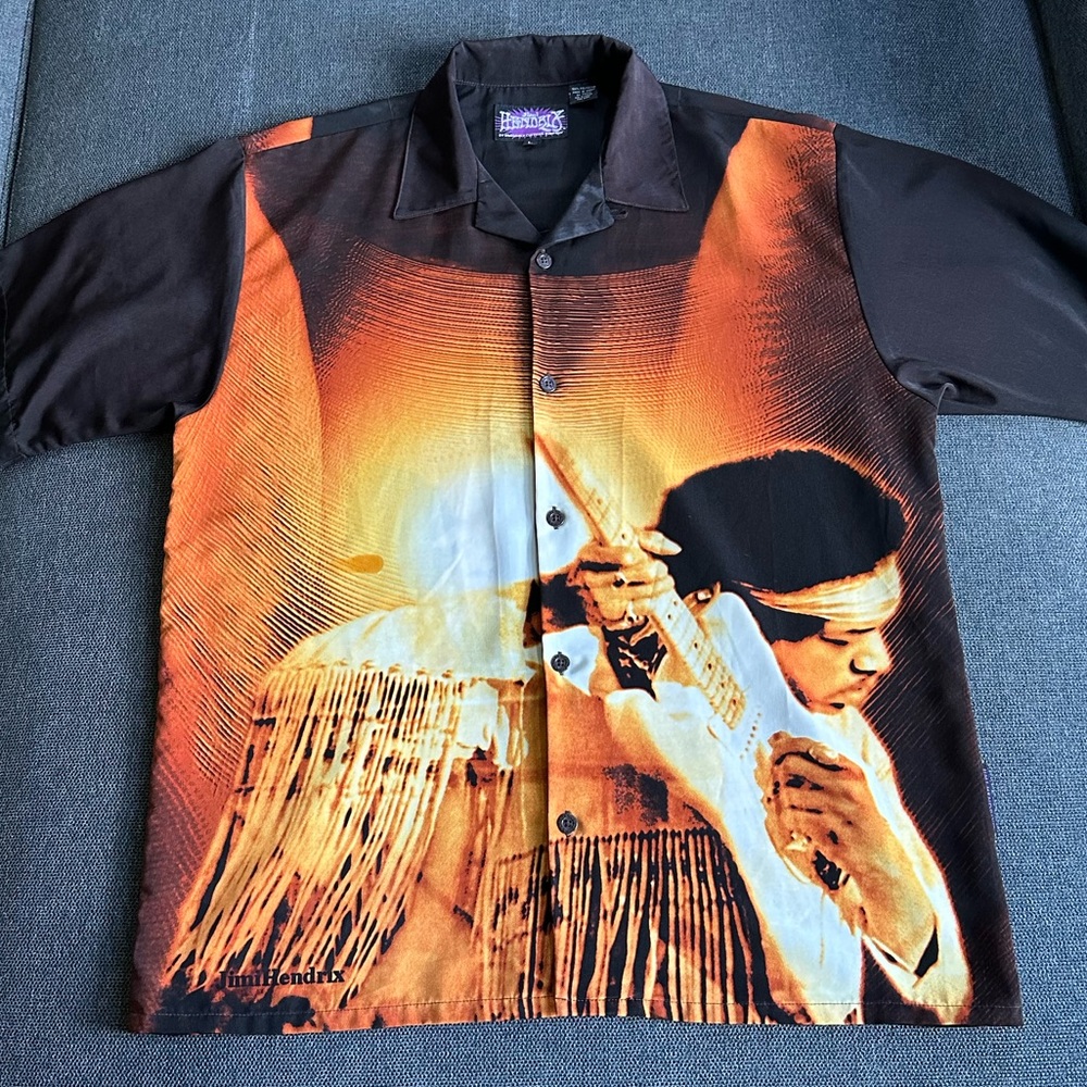 Jimi Hendrix Vintage Graphic Button Down